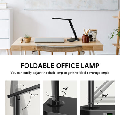 HM632 LED Desk Lamp Black (UK ONLY)