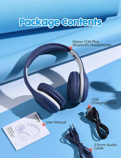 Mpow CH6 Plus Kids Bluetooth Headphones with Microphone