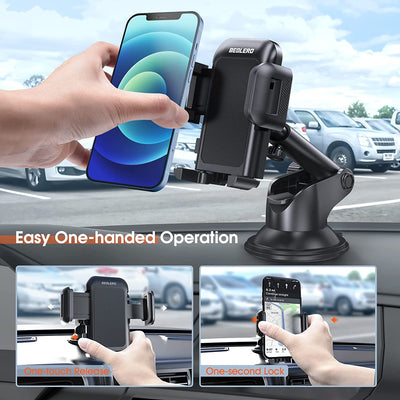 Long Arm Dashboard Windshield Phone Mount