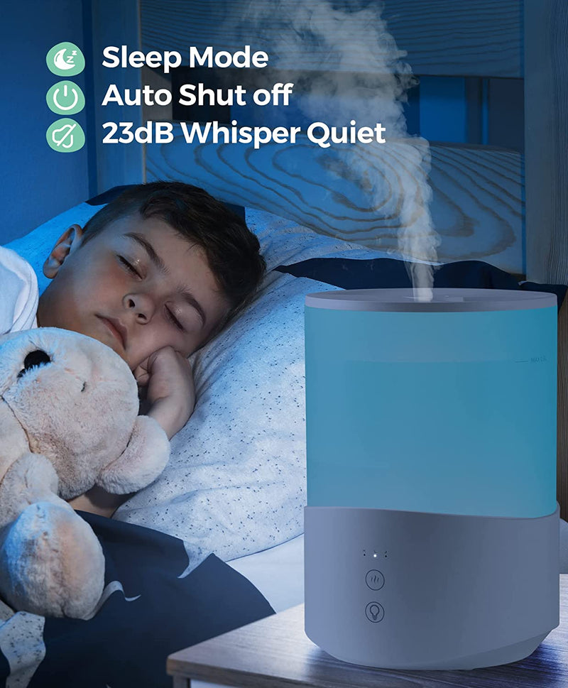 MPOW Humidifiers for Bedroom with 7 Color Lights