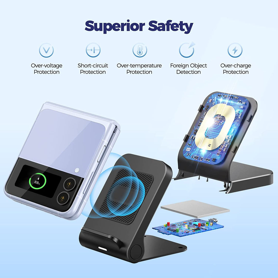 Mpow Samsung Galaxy Z Flip Wireless Charger,Galaxy Z Flip Wireless