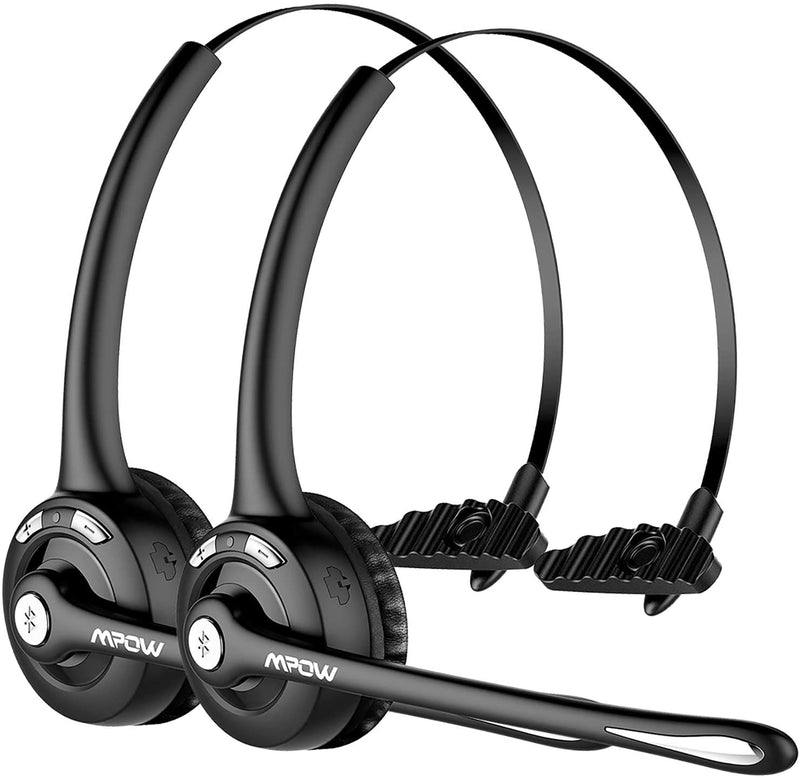 Mpow M5 Pro Trucker Bluetooth Headset 2-Pack