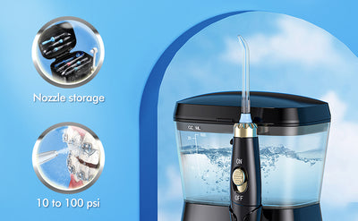 080AB Dental Water Flossers for Teeth 600ml Capacity