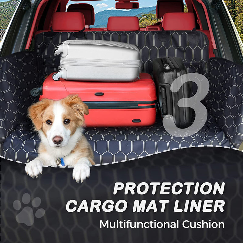 Cargo Liner for Dogs, Anti-Slide Dog Trunk Cargo Liner, SUV Cargo Liner for Dogs, Waterproof Pet Cargo Cover Dog Seat Cover for SUV