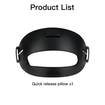 Simple Quick Release Pillow for Quest 2