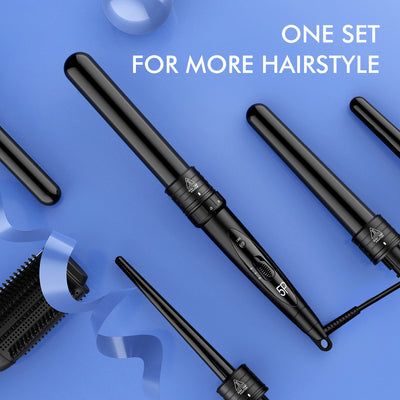 001BB 5 in 1 Curling Wand Set (US ONLY)