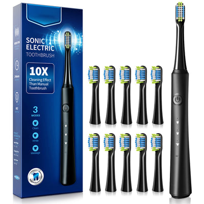 HP141 Electric Toothbrushes with 10 Heads