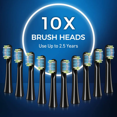 HP141 Electric Toothbrushes with 10 Heads