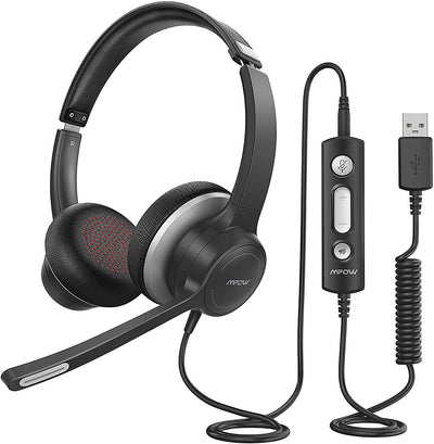 Mpow HC6 Headset with Noise Reduction Microphone