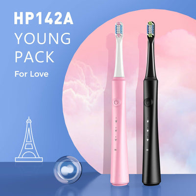 142AP Dual Sonic Electric Toothbrush With 8 Heads