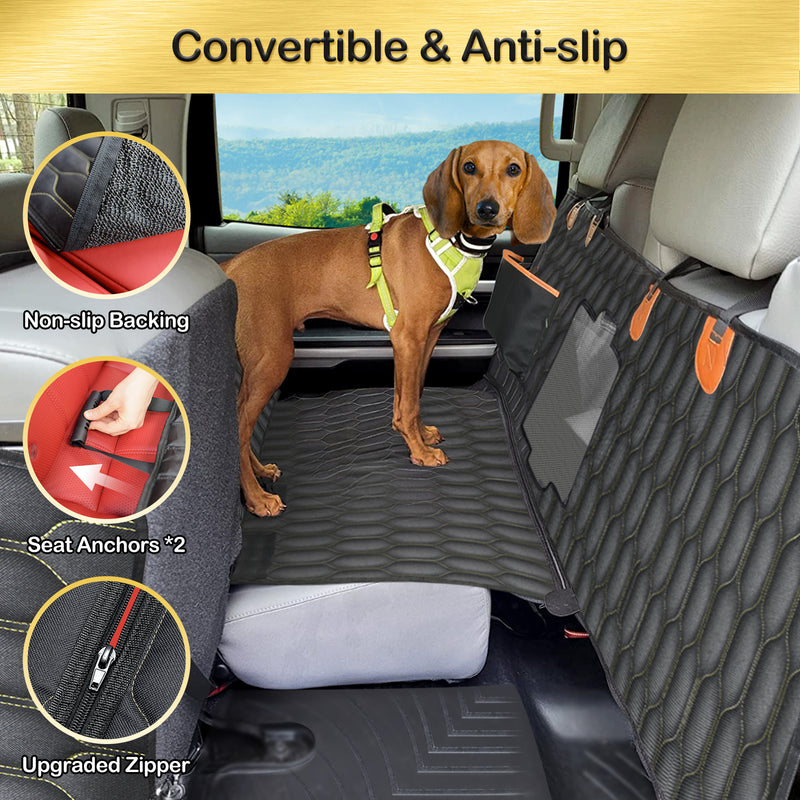 GD093 4-in-1 Dog Car Seat Cover