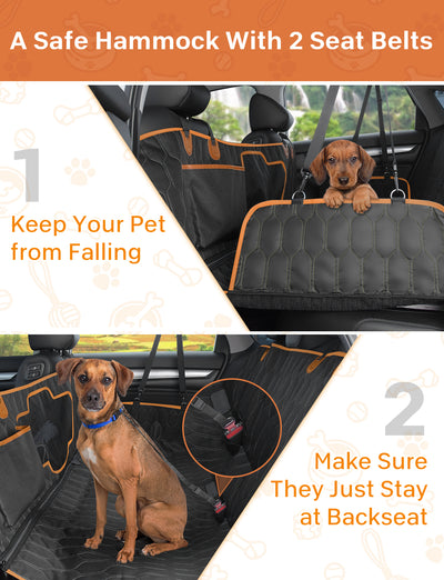 GD093 4-in-1 Dog Car Seat Cover