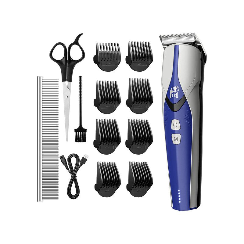 Dog Clippers Professional, 5-Speed Low Noise Heavy Duty Dog Clippers for Grooming