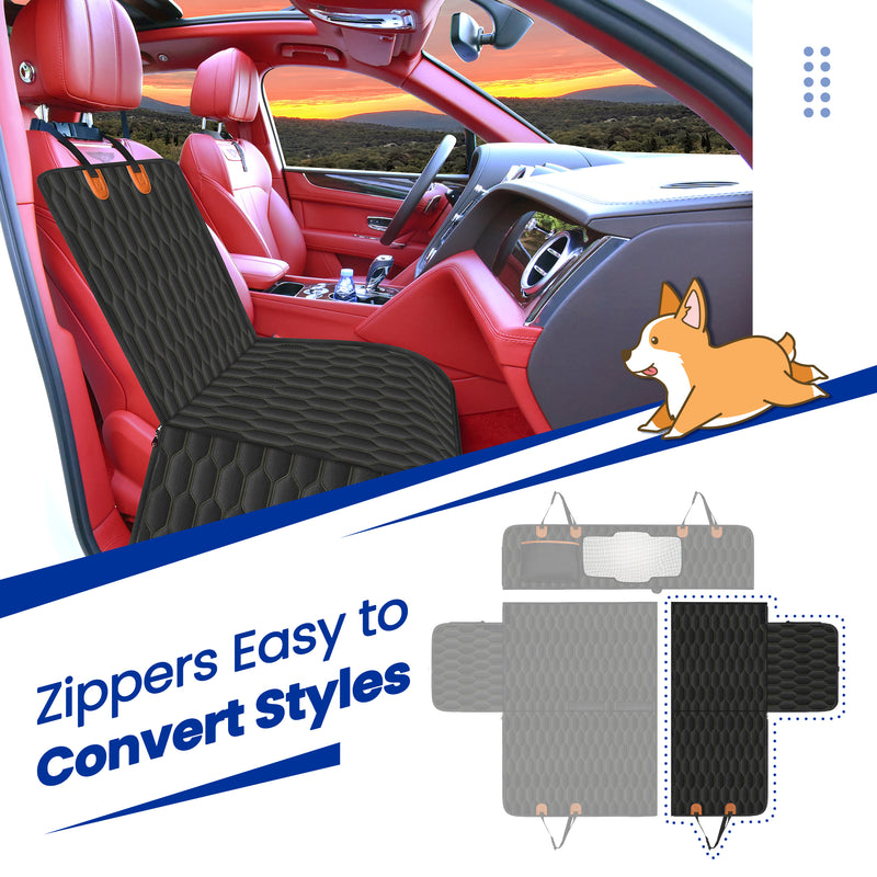 GD125 4-in-1 Dog Car Seat Cover