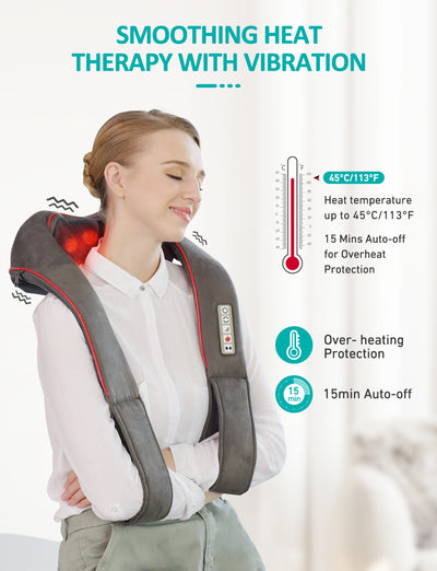 092AH Shiatsu Back Shoulder Massager with Heat (EU ONLY)