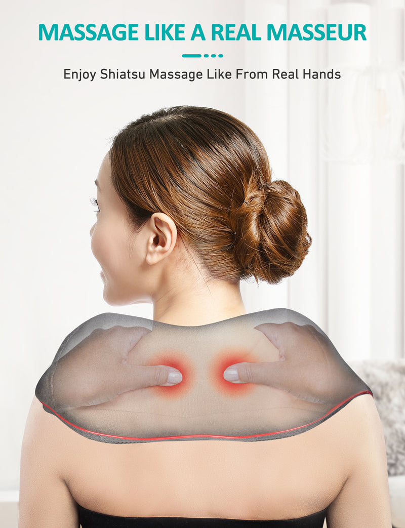 092AH Shiatsu Back Shoulder Massager with Heat (EU ONLY)