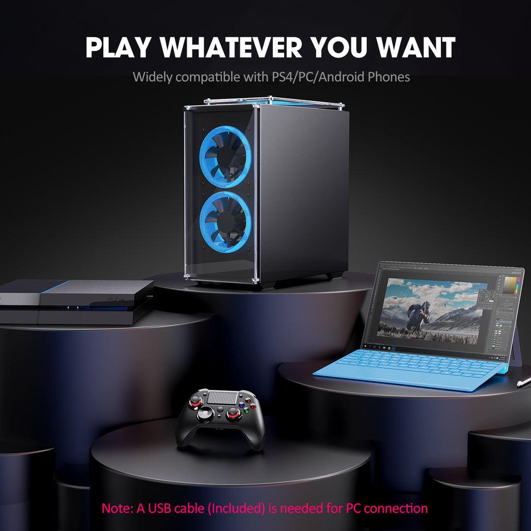 PlayStation4 - ぐり Amazon.com: eXtremeRate Transparent Crystal Clear Green