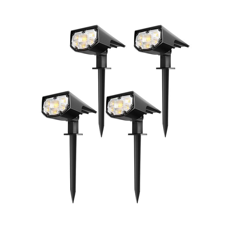 CD191 Solar Spot Lights Outdoor 4 Pack, Cold White