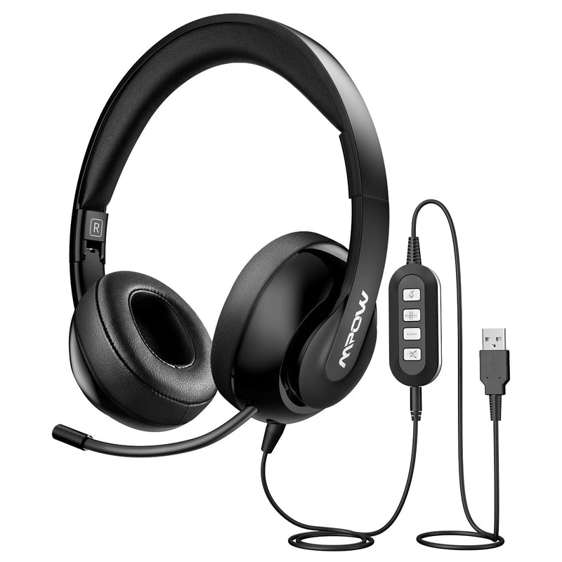 MPOW BH224A Foldable USB Computer Headphones over Ear