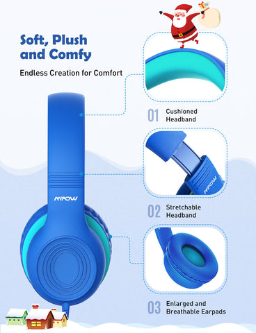 [wholesale: $6.99-$15 /piece]  Mpow CH6S Kids Headphones with Microphone Over Ear US ONLY , not include shipping