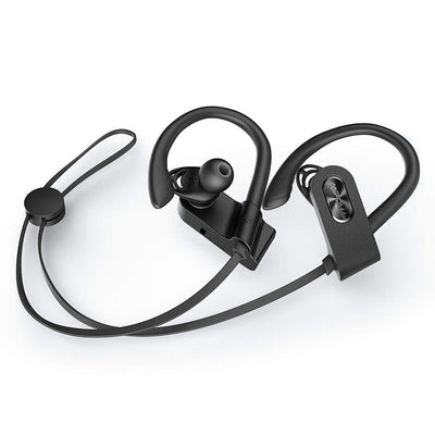 Mpow Flame2 Bluetooth Cuffie 13-Hr Playtime, Auricolari wireless Bluetooth 5.0, auricolari wireless sport impermeabili IPX7 w/CVC 6.0 Noise Cancelling Mic, ergonomico ear hooks per l'allenamento in esecuzione