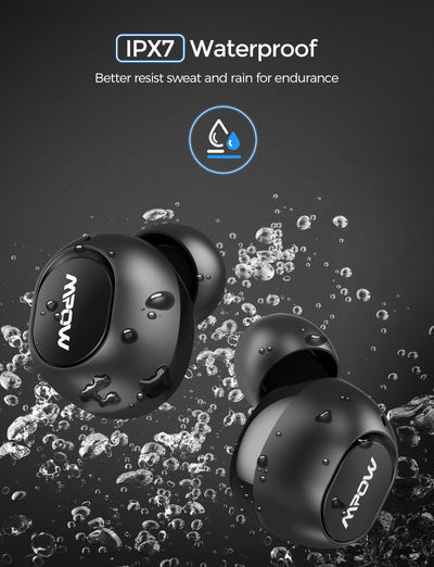 Mpow T5/M5 aptX Wahrer Drahtloser Earbuds mit der cVc 8.0 Geräuschannullierung
