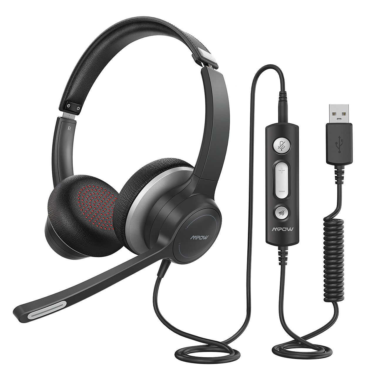 [wholesale: $5.5-$9 /piece] Mpow HC6 USB Headset with Microphone for S ...
