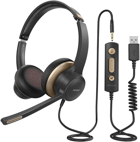 [wholesale: $19.99-$28.99 /piece]  Mpow HC6 pro USB Headset with Microphone