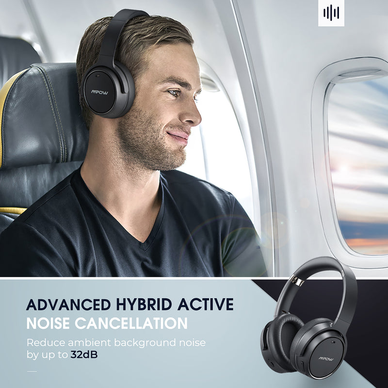 Mpow H19 Hybrid Noise Cancelling Headphones