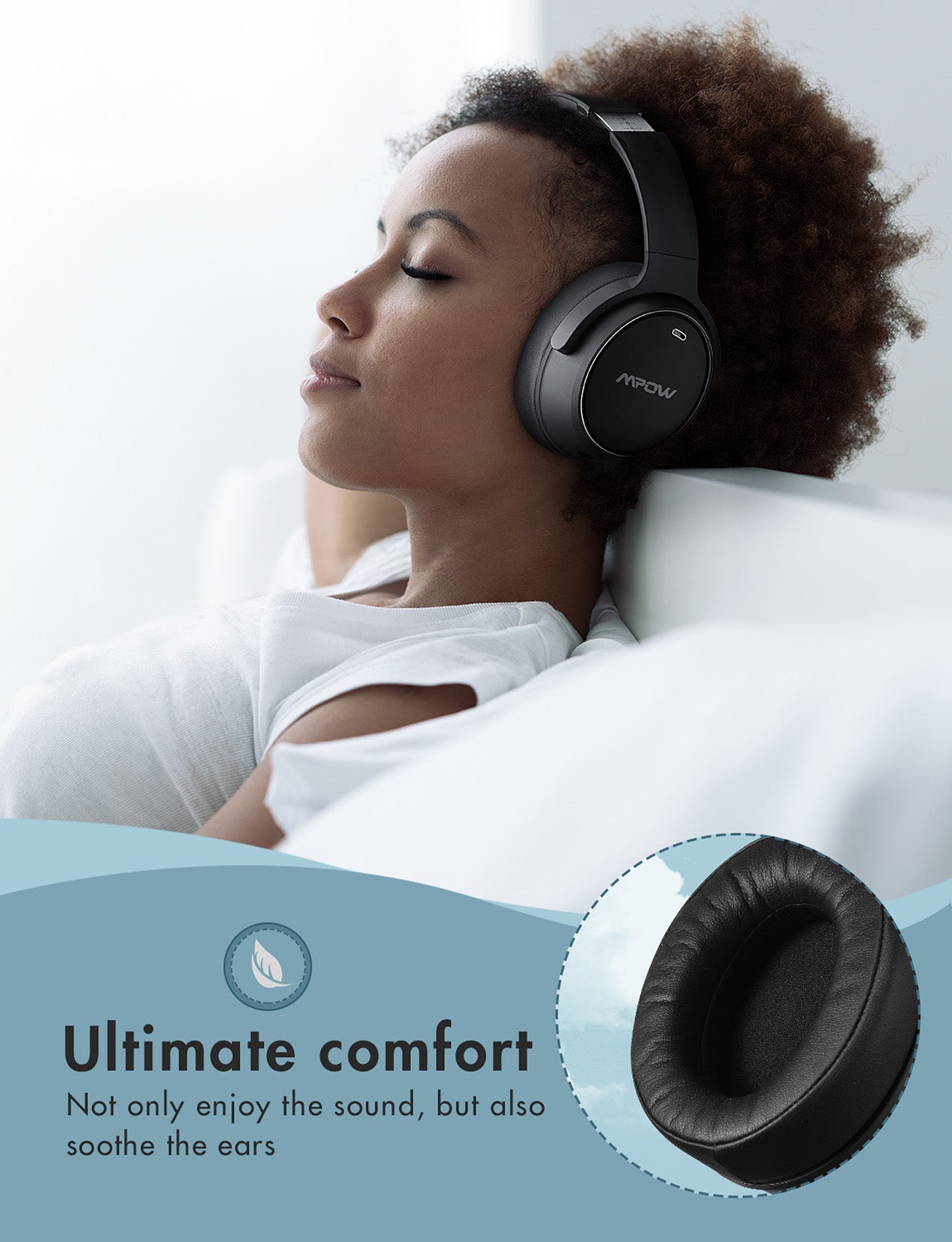 Mpow H19 Hybrid Noise Cancelling Headphones MPOW