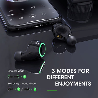 MPOW T6 True Wireless Earbuds with 40 Hours of Playback, Touch Control