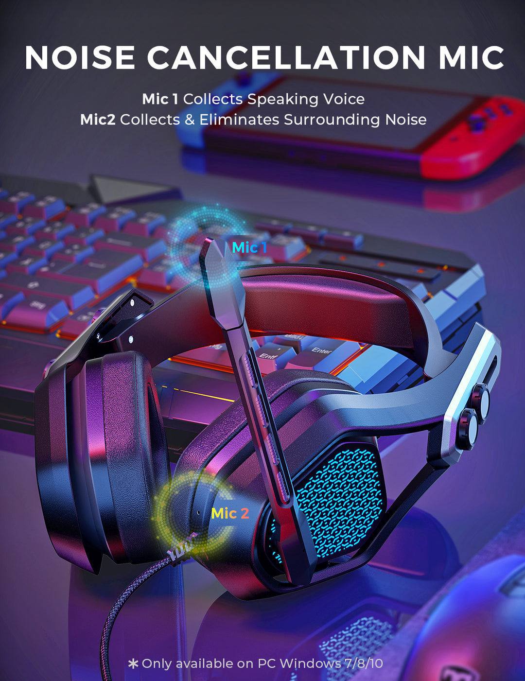 Surround Sound Best Headset 2020 Pc Gaming MPOW BH336