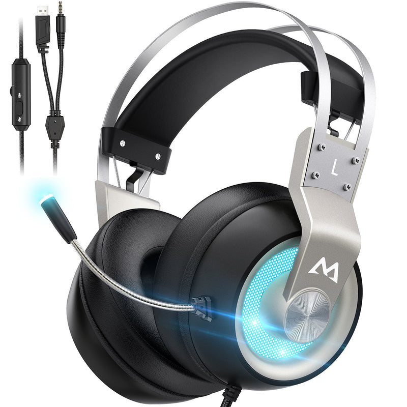 Mpow BH357 Wired Gaming Headset LED Light