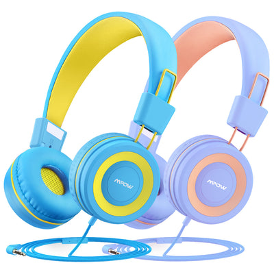 Mpow CH8 Kids Headphones with Microphone 2 Pack