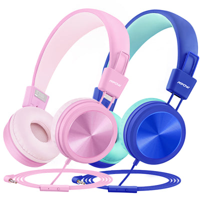 Mpow CH8 Kids Headphones with Microphone 2 Pack