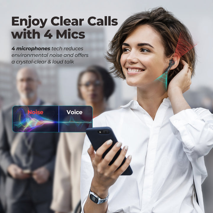 Mpow X3 ANC Wireless Earbuds Black MPOW