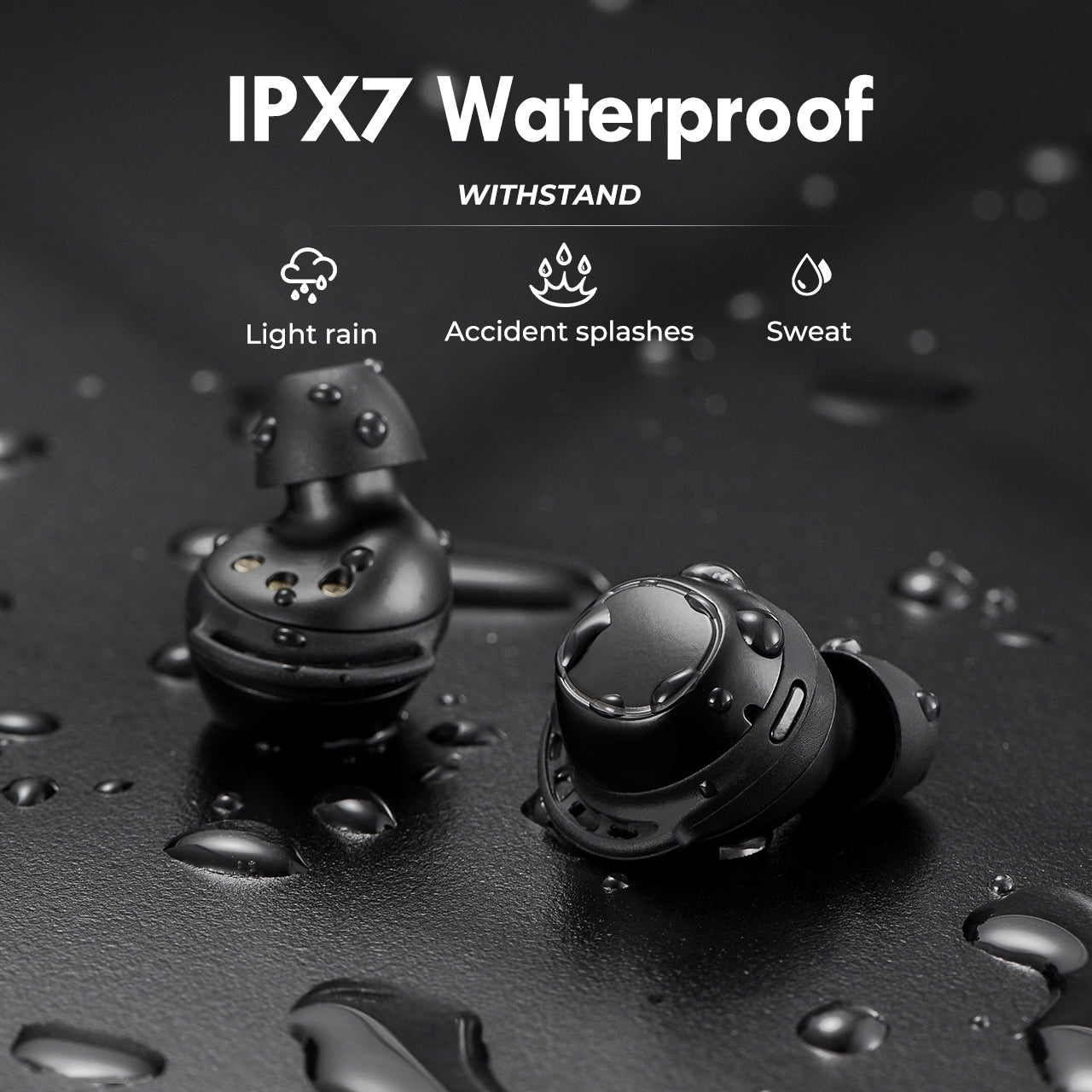 Mpow M30 Plus Wireless Earbuds with 100 Hours of Battery Life