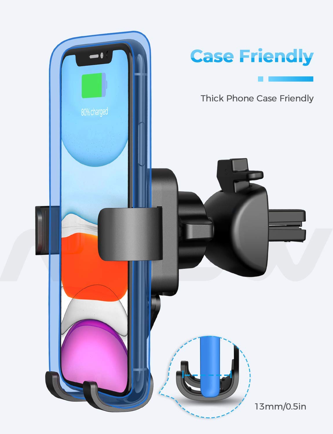 Mpow CA127B Gravity Car Phone Mount, Air Vent Phone Holder – MPOW