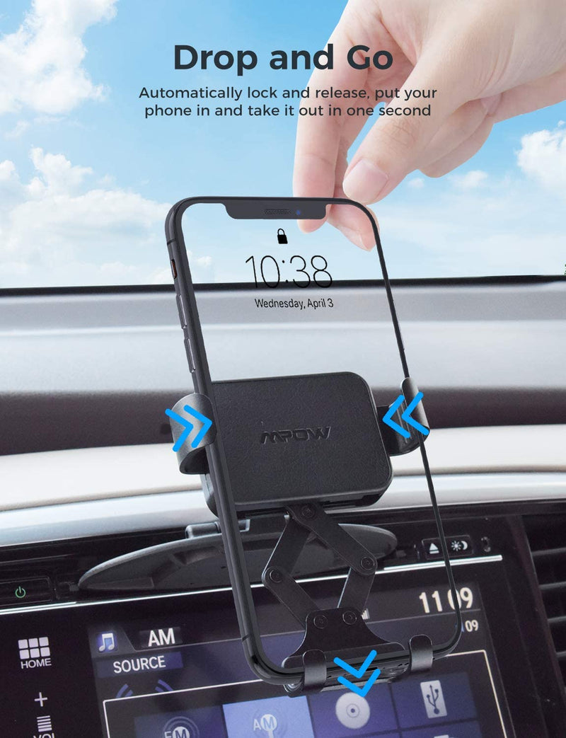 Mpow 135A CD Slot Phone Holder