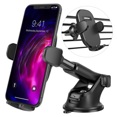 Mpow 155A Car Phone Mount for Dashboard Windshield Air Vent