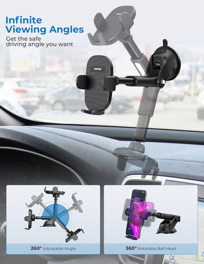 Mpow 155A Car Phone Mount for Dashboard Windshield Air Vent