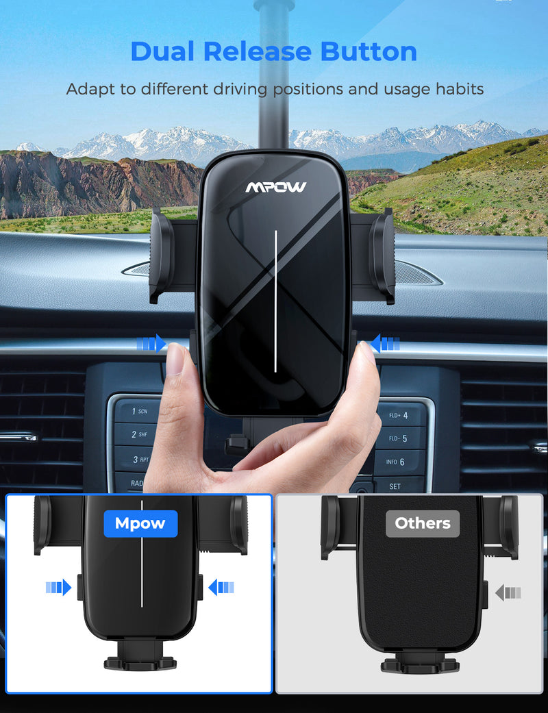 Mpow 159A Windshield Dashboard Car Phone Holder