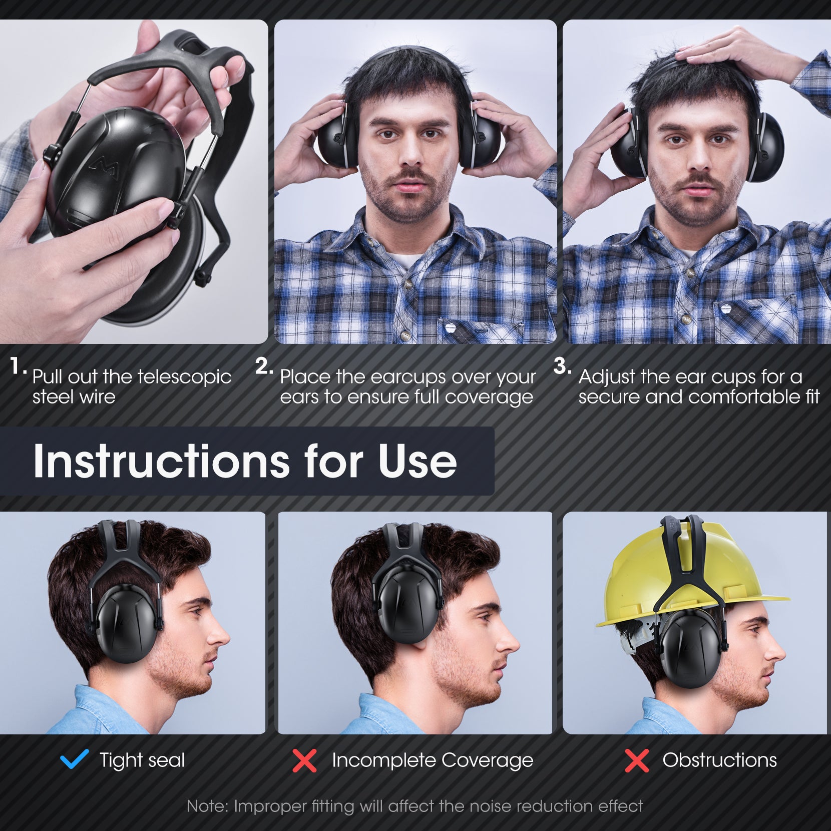 Mpow hp102a bluetooth noise on sale reduction safety ear muffs