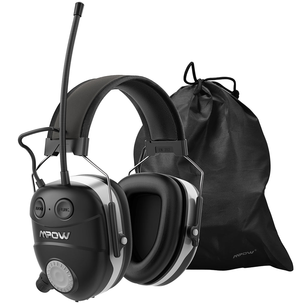 MPOW HP119A AM FM Radio Ear Protection with Bluetooth