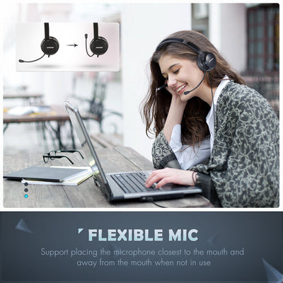 Mpow 071 3.5mm& USB Headset with Microphone