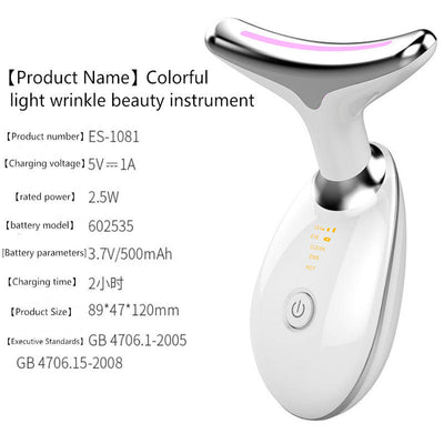 Face Neck Lifting massager, Photon face massage electric microcurrent face lift machine