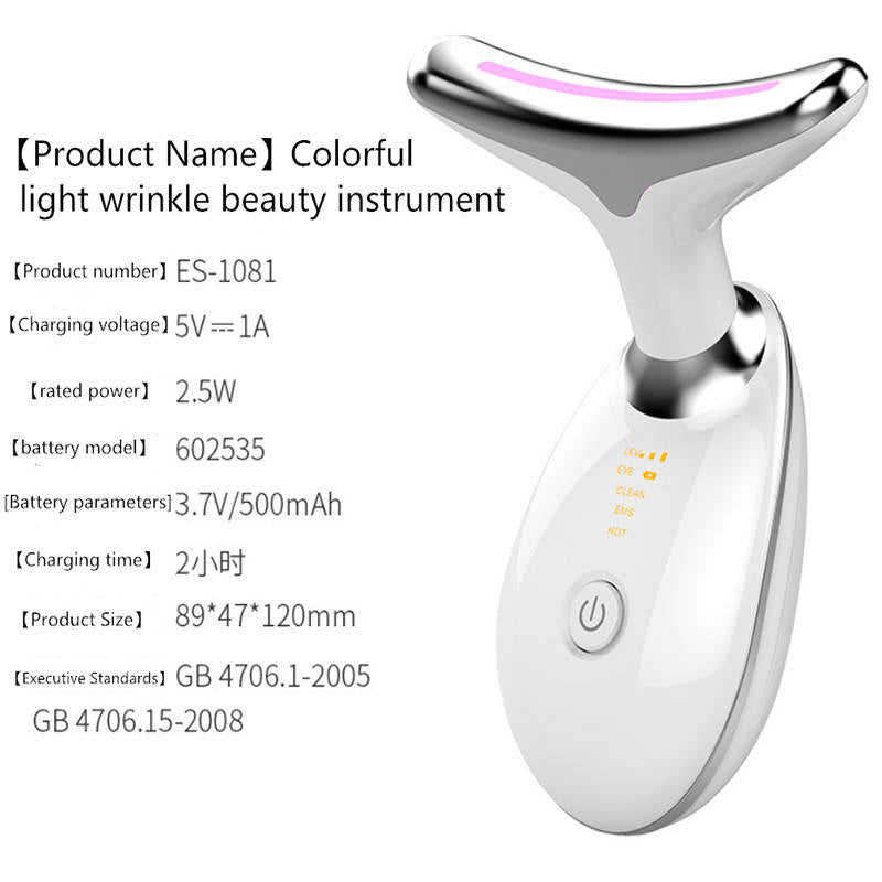 Face Neck Lifting massager, Photon face massage electric microcurrent face lift machine