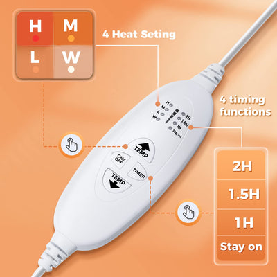 146AH Electric Heat Pad for Shoulder Back (UK ONLY)