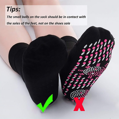 Winter Self-heating Health Care Socks Women Ski Sports Self Heated Massage Man Short Sock Magnetic Therapy Comfortable Warm Sox