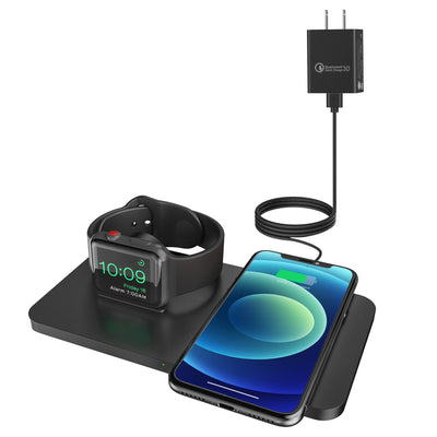PA150ABUS 2 in 1 Wireless Charger With QC 3.0 Adapter